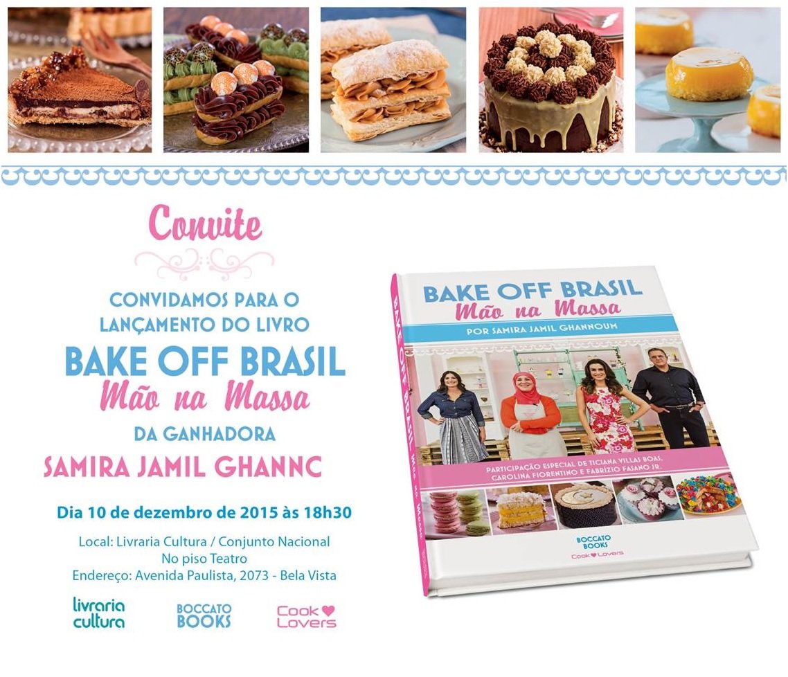 Vencedora do Bake Off Brasil, Samira Jamil lança livro de receitas
