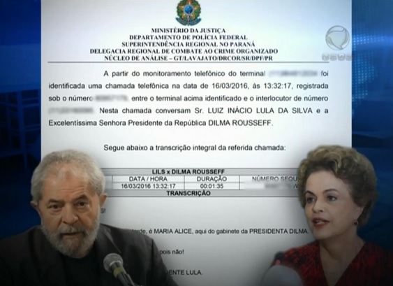 Números dos celulares de Dilma Rousseff e Lula são divulgados pelo Jornal da Record