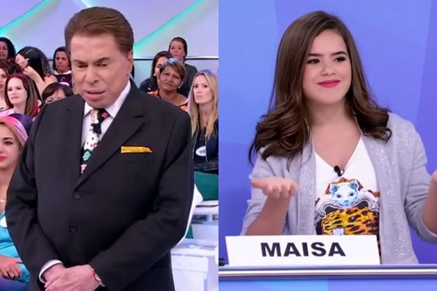 Maisa e Silvio Santos