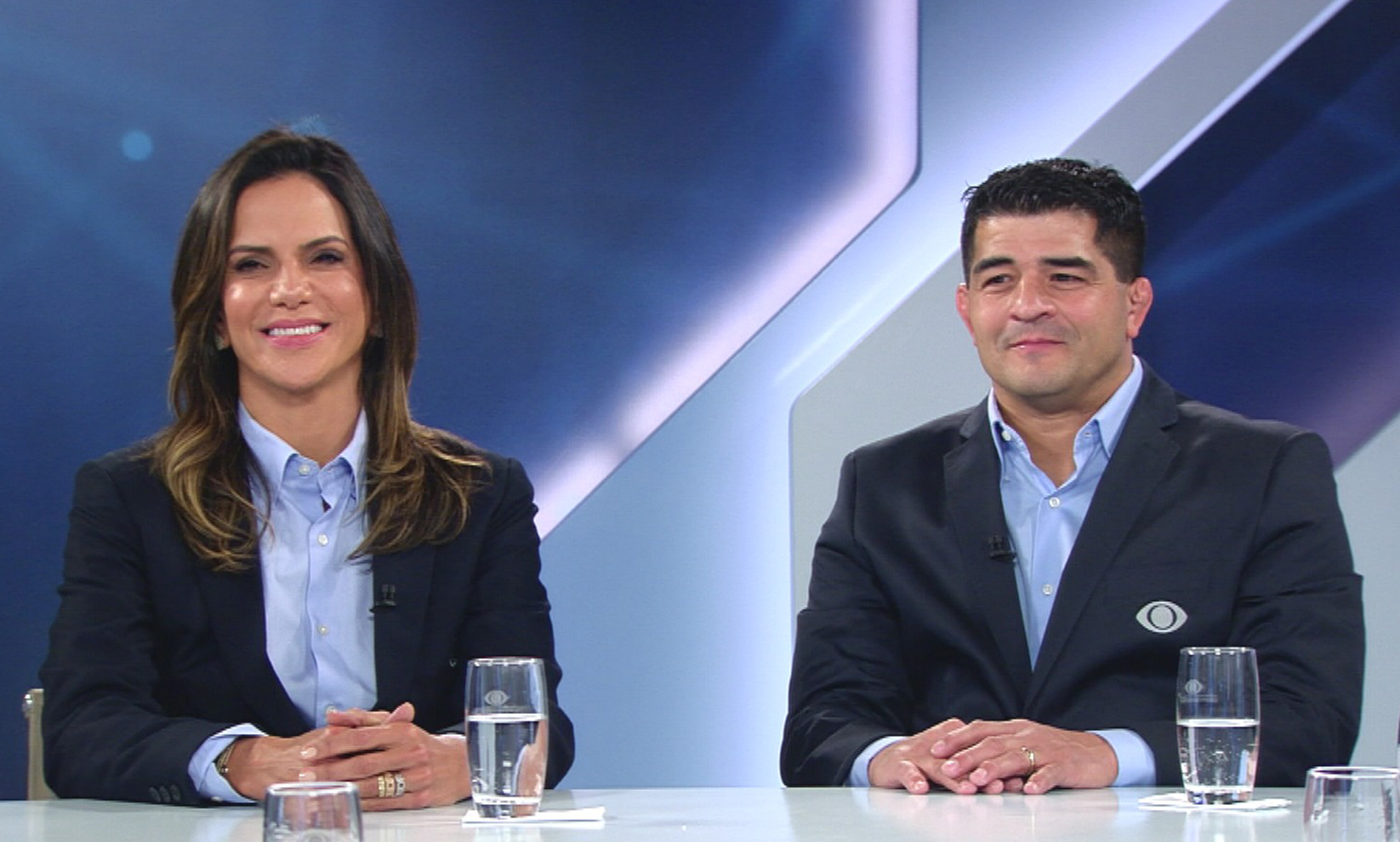 Virna e Henrique Guimarães, comentaristas olímpicos no Canal Livre