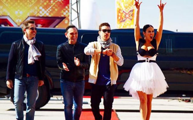Veja a primeira foto dos jurados do X-Factor Brasil em seus lugares na bancada