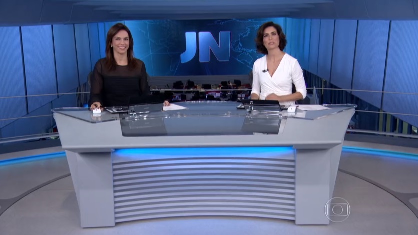 Ana Paula Araújo e Giuliana Morrone no JN de 07/11/2015