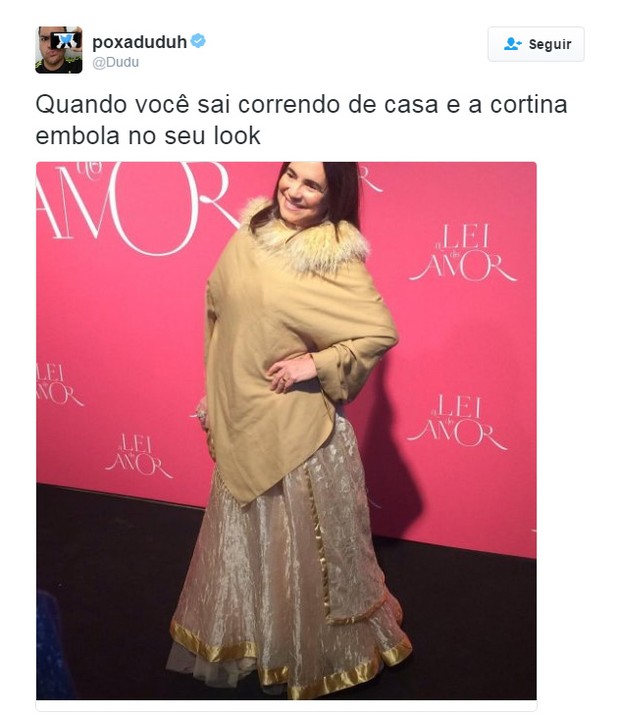 Regina Duarte vai com look ousado na festa de lançamento de A Lei do Amor