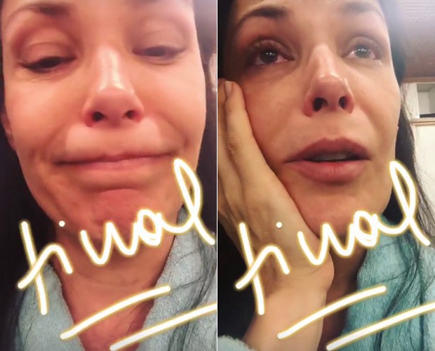 Carolina Ferraz chora ao gravar última cena de Haja Coração: “A gente fica emocionada”