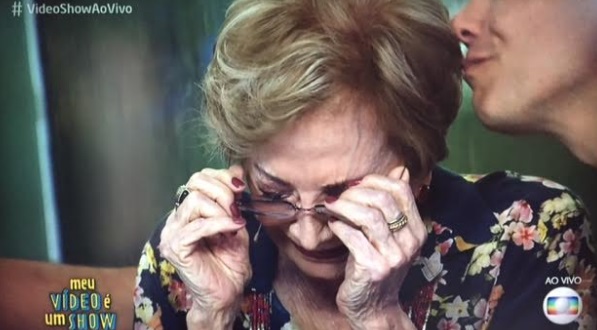 Glória Menezes chora no Vídeo Show e tem revista negada por Otaviano Costa