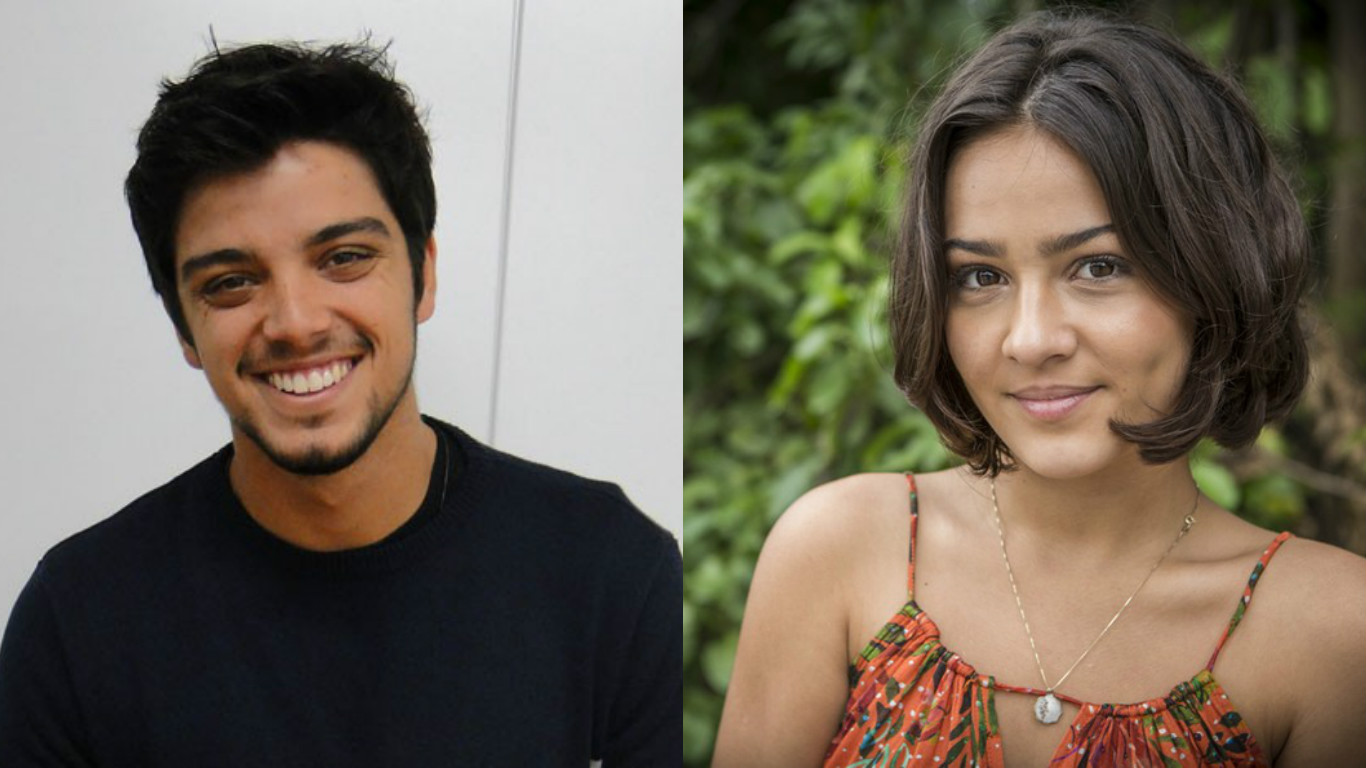 Rodrigo Simas e Giullia Buscacio terão aulas sobre a língua tupi por causa de Novo Mundo