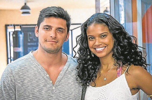 Bruno Gissoni e Aline Dias (Divulgação/TV Globo)