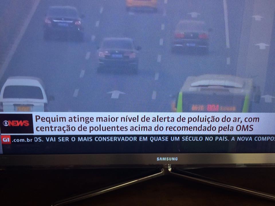 Globo News erra ao noticiar poluição na China