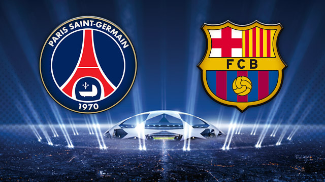 Barcelona e Paris se enfrentarão na quarta-feira (08)