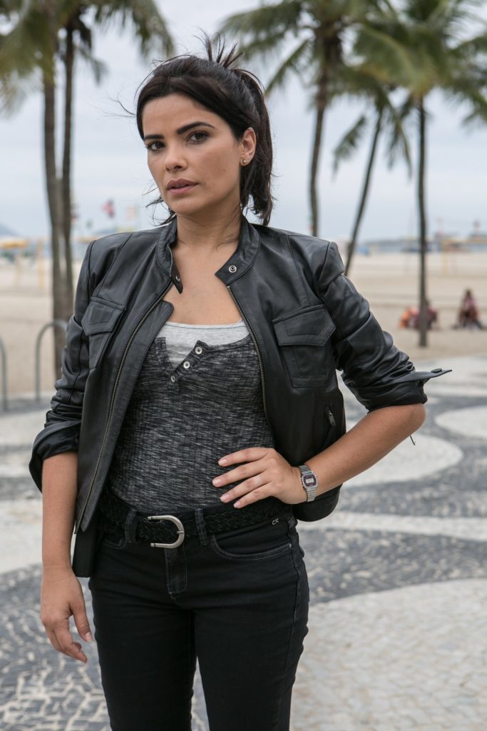 Vanessa Giácomo grava em Copacabana para Pega Ladrão (Fábio Rocha/Gshow)