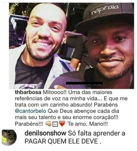 Belo e Thiaguinho (Reprodução/Instagram)