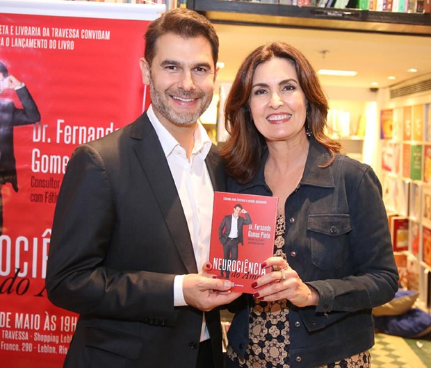 Fernando Gomes Pinto e Fátima Bernardes (AgNews)