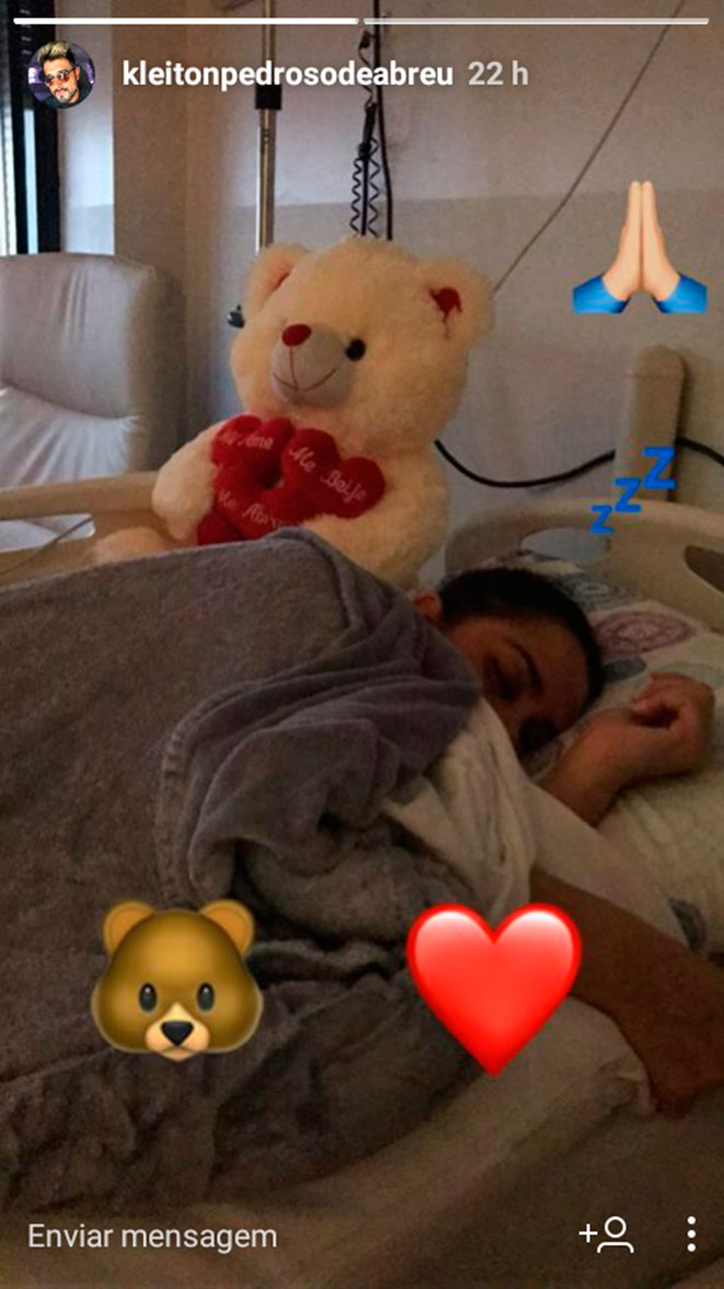 Silvia Abravanel no hospital (Reprodução/ Instagram)