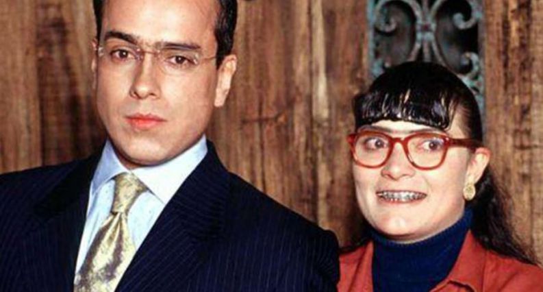 Armando (Jorge Enrique Abello) e Betty (Ana María Orozco) em Betty, a feia (Divulgação)