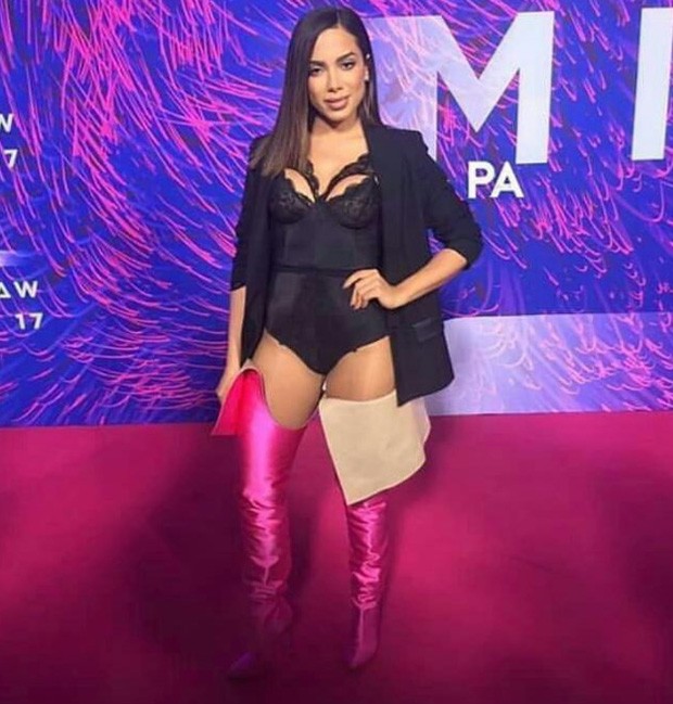 Anitta em prêmio da MTV Latina (Reprodução/ Instagram)