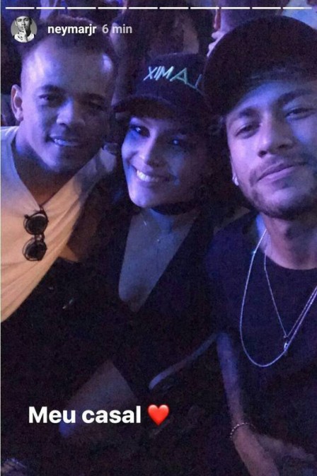 Jô Amancio, Emilly Araújo e Neymar
