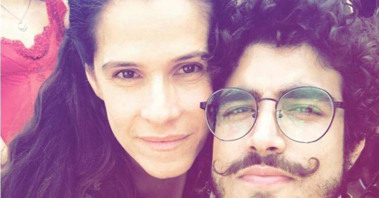 Caio Castro e Ingrid Guimarães em registro para o Instagram (Reprodução)