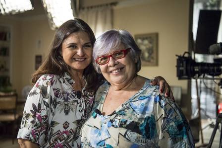 Elizangela tem encontro emocionante com Dona Fátima (Divulgação/Globo)