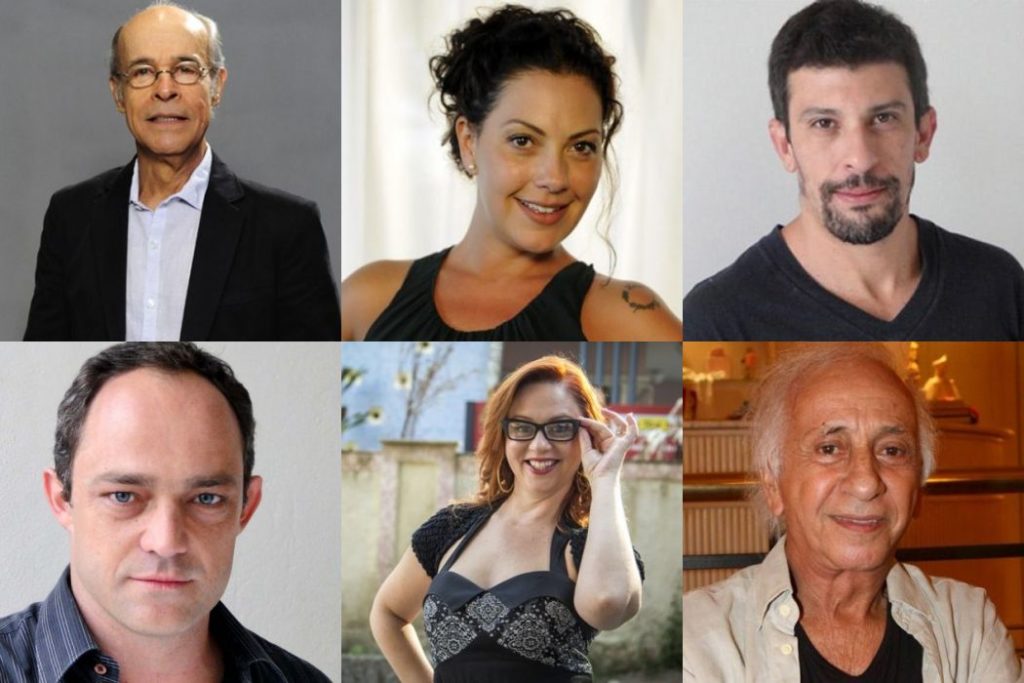 Osmar Prado, Fabiula Nascimento, Milhem Cortaz, Eucir de Souza, Guta Stresser e Flávio Migliaccio