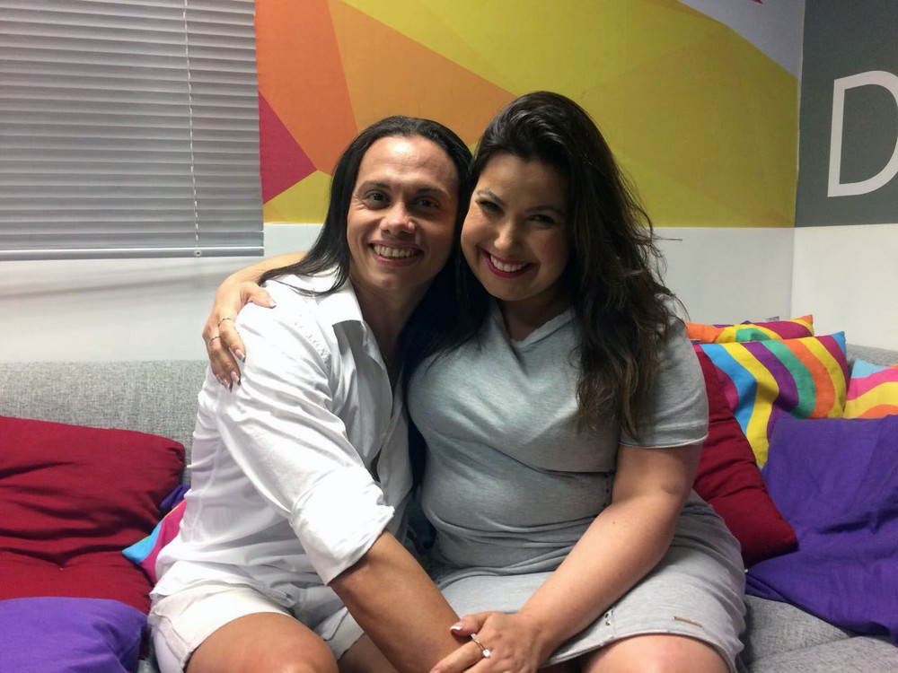 Silvero Pereira e Mariana Xavier