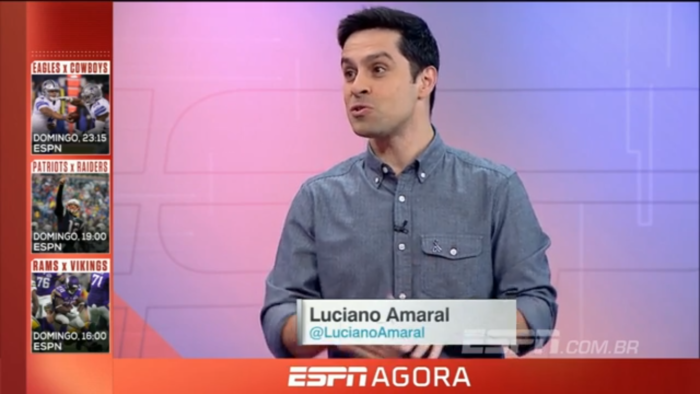 Luciano Amaral é o novo contratado da ESPN