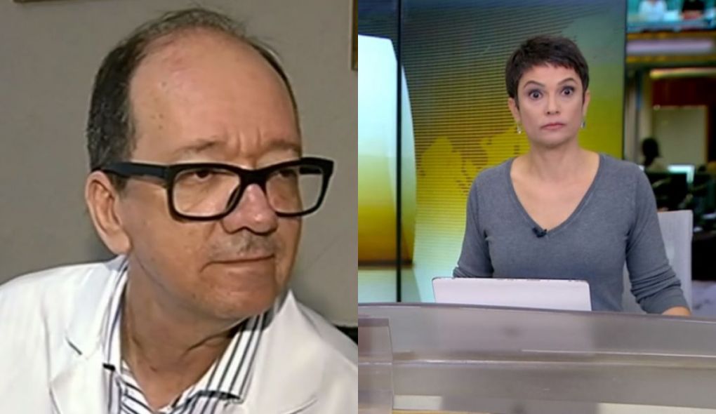 O oftalmologista Julio Cesar Leao e Sandra Annenberg