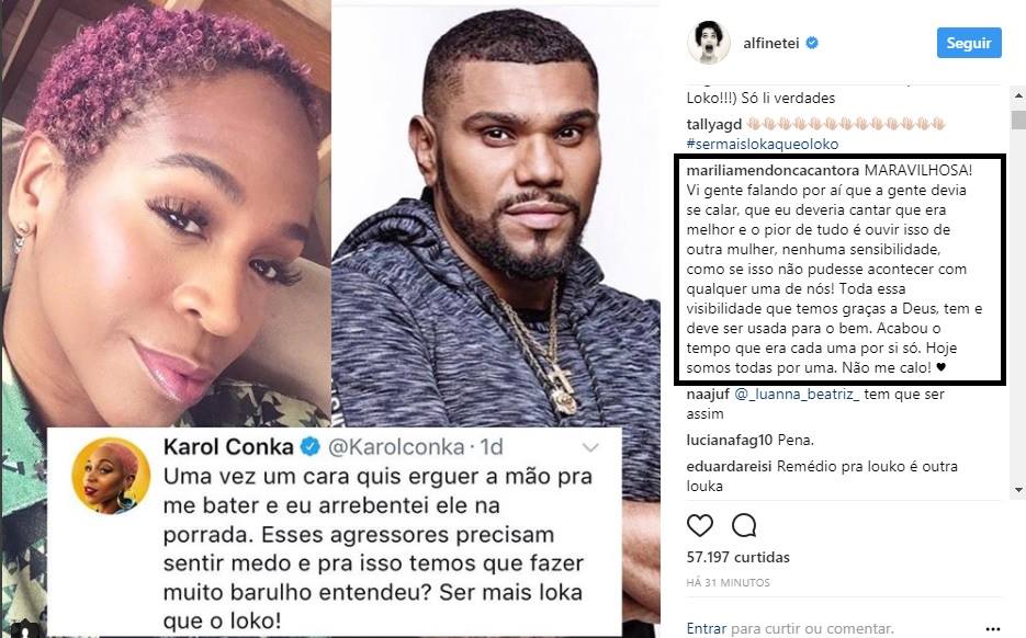 Marília Mendonça rebateu comentário de Mara Maravilha em rede social 
