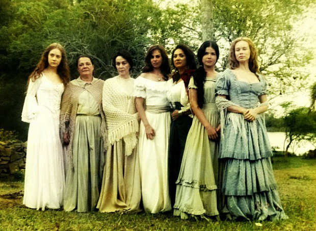 Protagonistas de A Casa das Sete Mulheres
