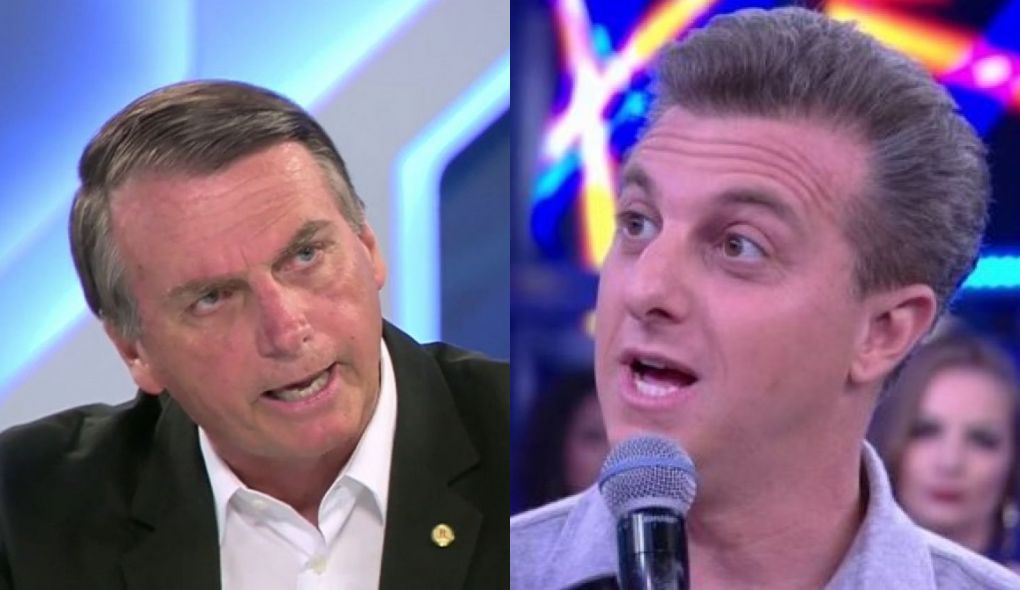 Jair Bolsonaro e Luciano Huck