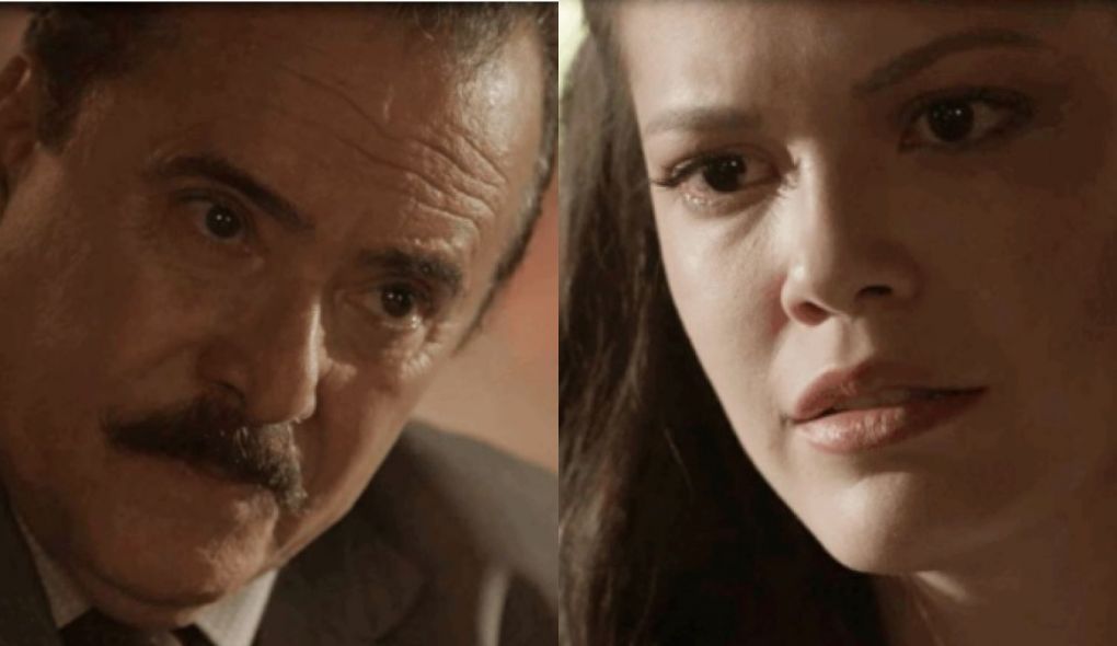 José Augusto (Tony Ramos) e Maria Vitória (Vitória Strada) de Tempo de Amar