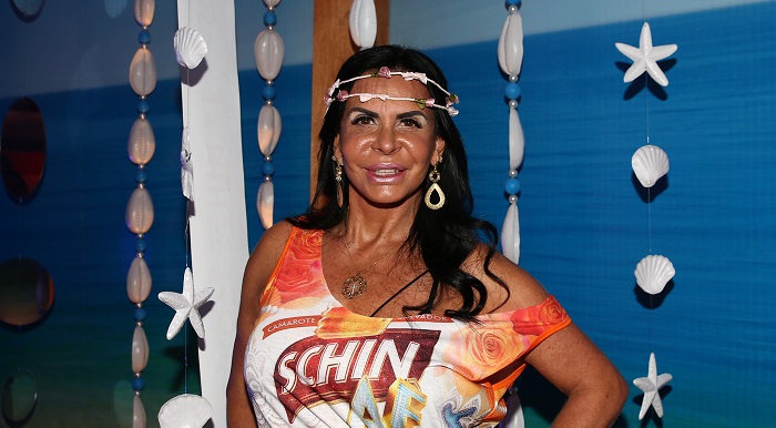 Gretchen no Camarote Schin Aê em Salvador (Denílson Santos/AgNews)