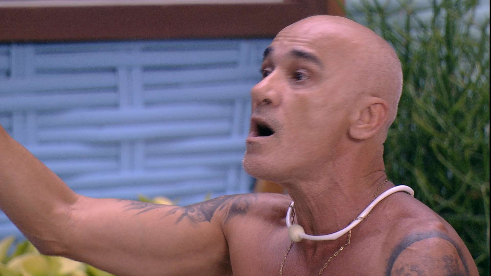 Ayrton briga com Caruso no BBB18 (Reprodução: TV Globo)
