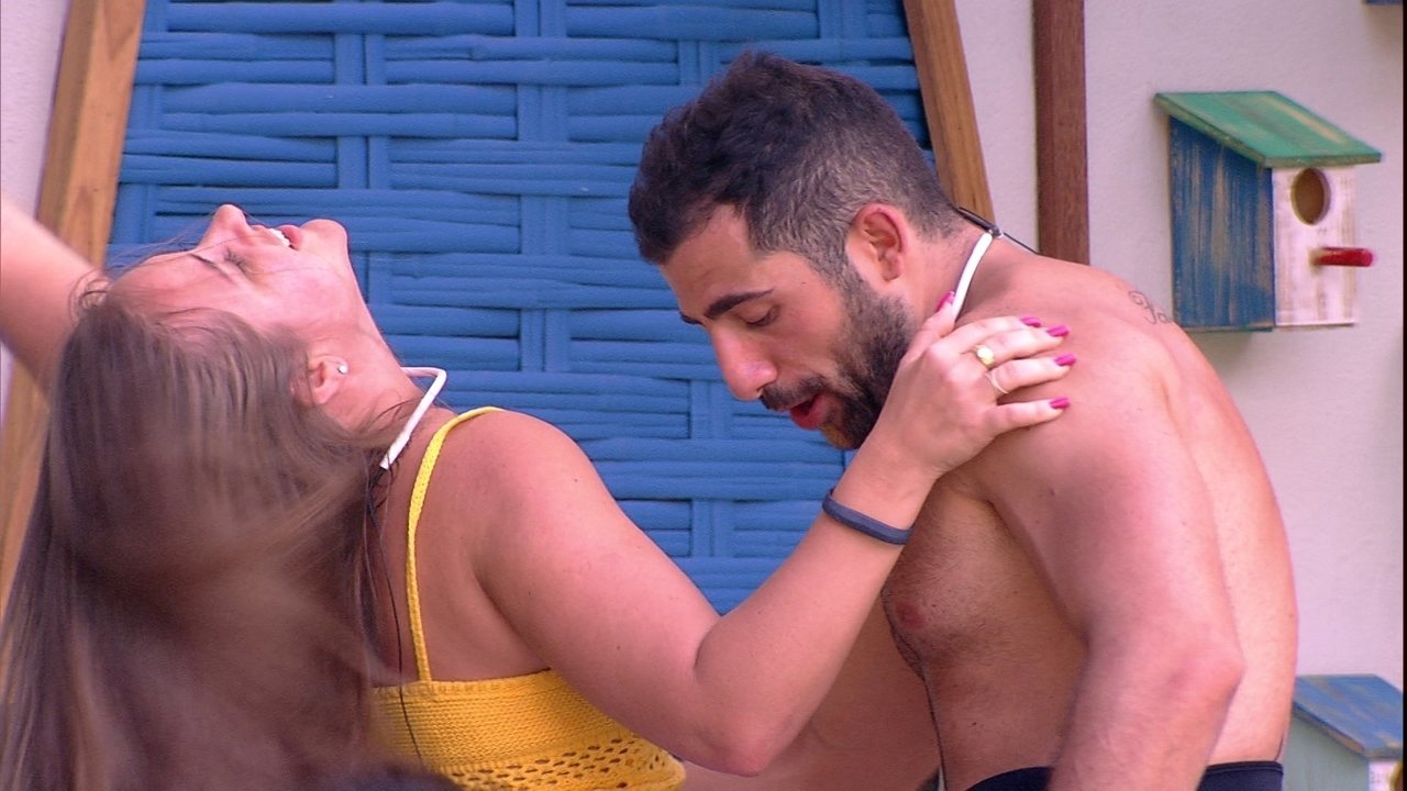 Kaysar e Patrícia formaram casal no BBB18 (Reprodução: TV Globo)