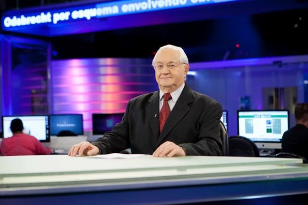 Boris Casoy, jornalista e âncora do RedeTV News (Reprodução: RedeTV)