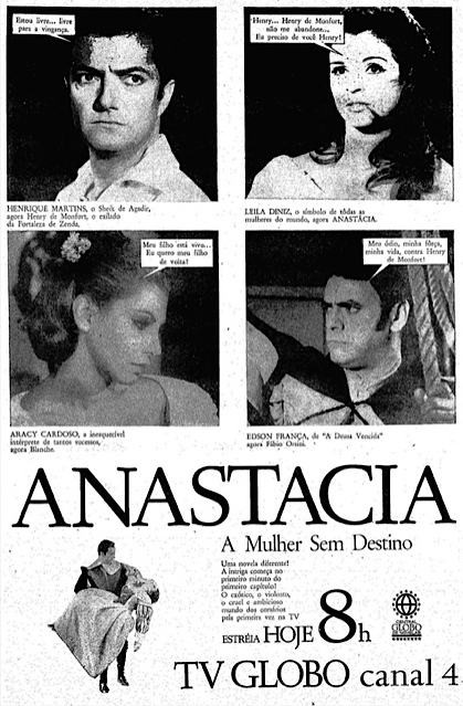 Anúncio de Anastácia, a Mulher Sem Destino (1967)