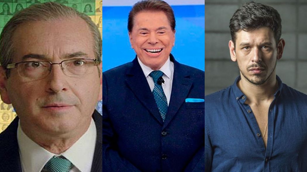 Eduardo Cunha, Silvio Santos e Joao Vicente de Castro