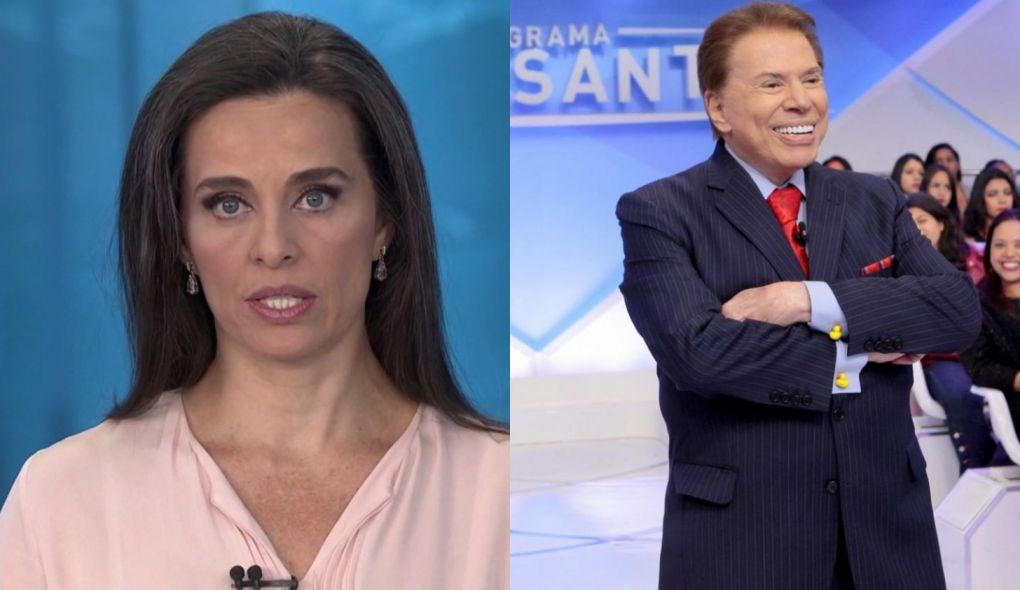 Carla Vilhena e Silvio Santos