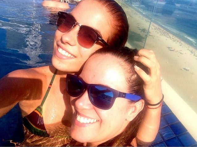 Rafaela e Regina em um registro no Rio de Janeiro (Reprodução: Instagram)