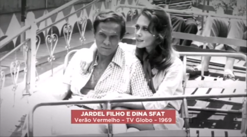 Jardel Filho e Dina Sfat em Verão Vermelho (Reprodução/TV Cultura)