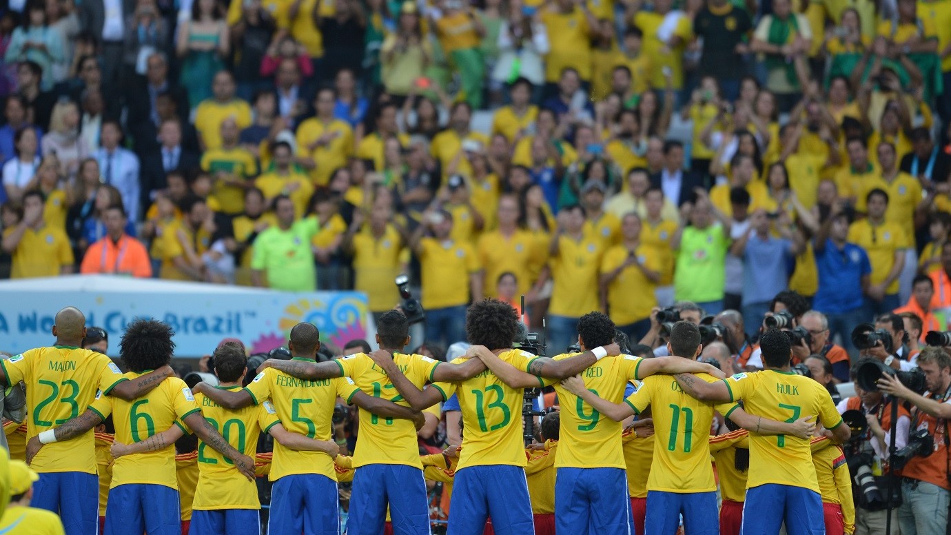 Brasil joga contra a Alemanha no Mineirão em Belo Horizonte