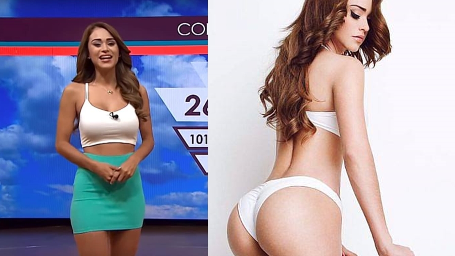 Yanet Garcia é a garota do Tempo na Televisa (Divulgação)