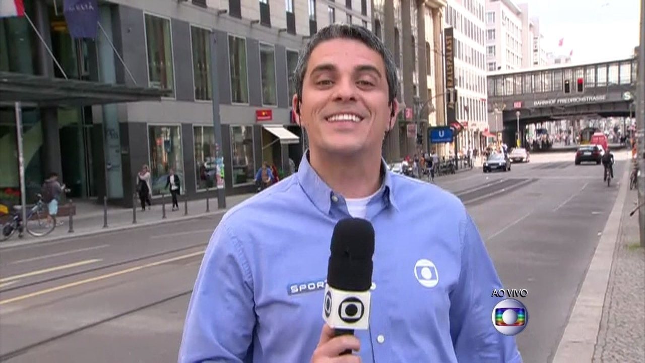 Andre Gallindo, reporter da TV Globo