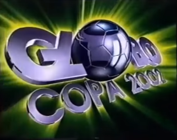 Logotipo das transmissões da Copa de 2002 pela Globo (Reprodução)