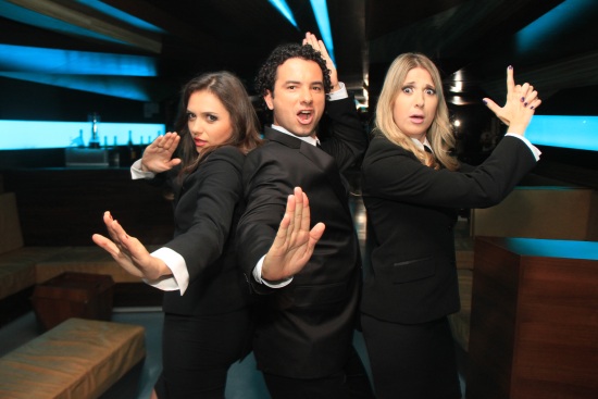Monica Iozzi, Marco Luque e Dani Calabresa, ex-CQCs que conseguiram emprego na Globo