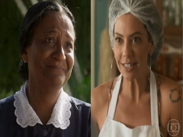 Zefa (Claudia Di Moura) e Cacau (Fabíula Nascimento), de Segundo Sol, na Globo