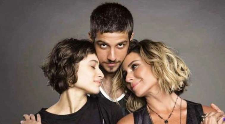 Manu (Luisa Arraes), Icaro (Chay Suede) e Luzia (Giovanna Antonelli) de Segundo Sol