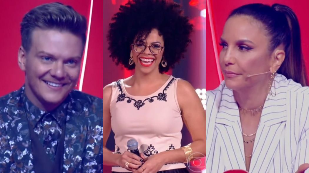 Michel Telo, Suelen Karine e Ivete Sangalo no The Voice