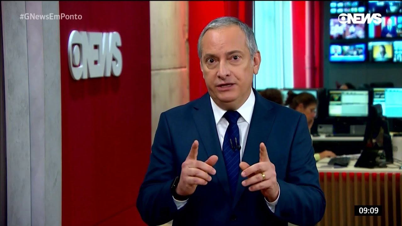 José Roberto Burnier, apresentador do Globo News Em Ponto