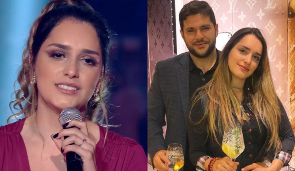Lais Yasmin, candidata do The Voice, com Netto Neves, seu noivo e filho de Milton Neves