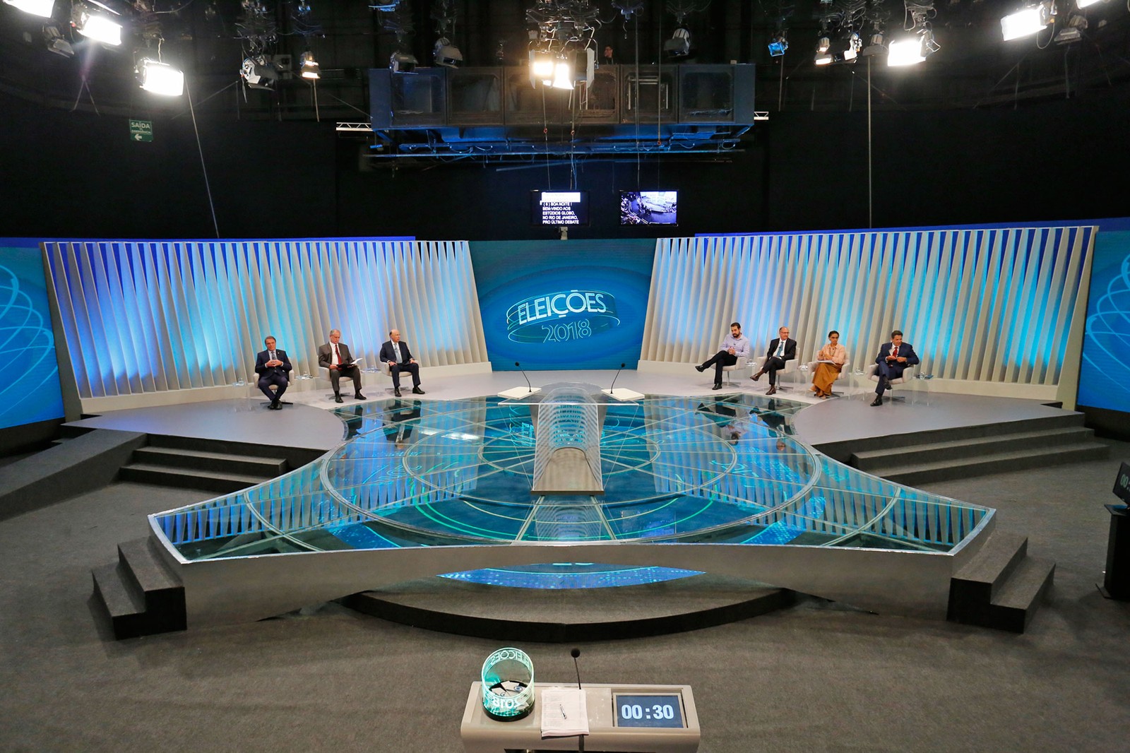 O debate na Globo aconteceu no Rio de Janeiro